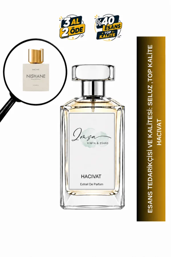 Hacıvat | Bergamot - Ananas - Yasemin - Misk| Ferah ve Dumansı Intense Extrait Unısex Parfüm
