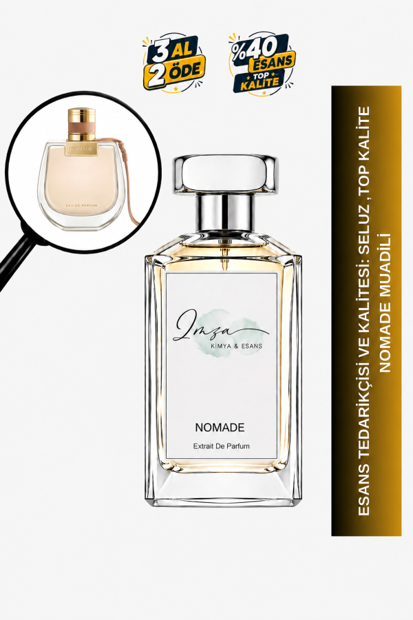 Chloe Nomade Muadili | Gül - Şeftali - Sandal - Amber | Keskin ve Aromatik Intense Kadın Extrait Parfüm