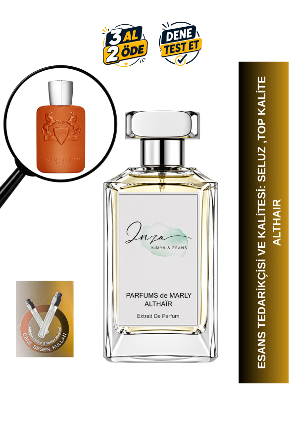 Althair | Amber - Vanilya - Misk - Ambroksan| Farklı ve Yenilikçi Intense Erkek Extrait Parfüm
