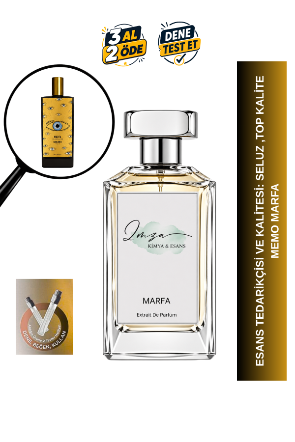 Marfa | Mandalina - Sümbülteber - Sandal - Vanilya | Baş Döndürücü ve Harika Unisex Extrait Parfüm