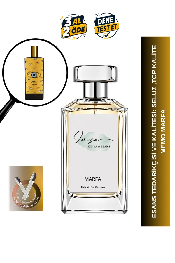 Marfa | Mandalina - Sümbülteber - Sandal - Vanilya | Baş Döndürücü ve Harika Unisex Extrait Parfüm