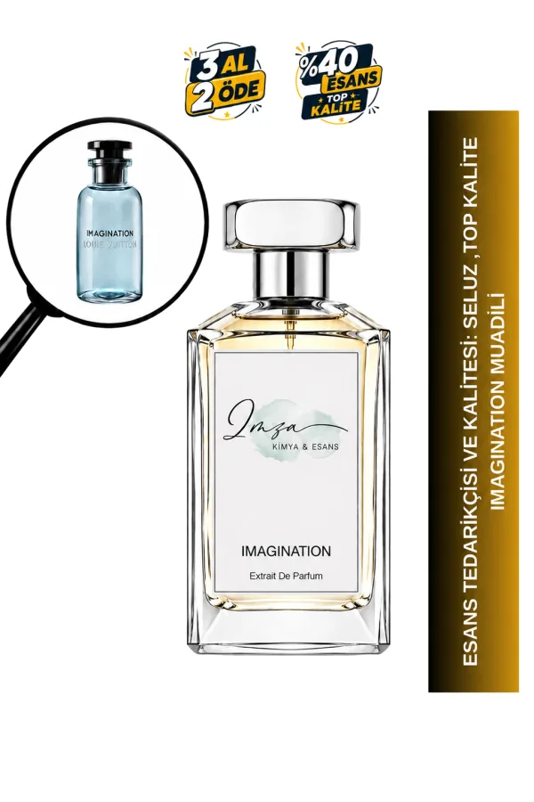 Imagination | Ağaç Kavunu - Neroli - Ambroksan - Bergamot | Keyifli ve Yaz Intense Extrait Erkek Parfüm