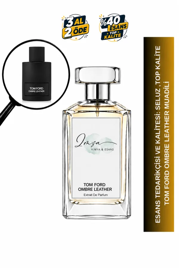 Tom Ford Ombre Leather | Kakule - Yasemin - Safran - Zambak | Sıcak ve Elegan Erkek Extrait Parfüm