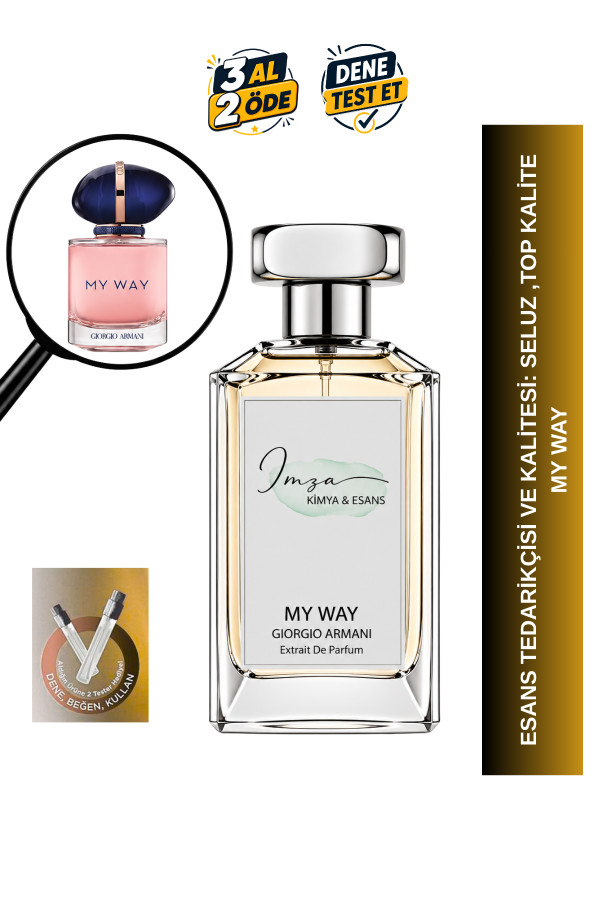 My Way | Tuberose - Yasemin - Vanilya - Beyaz Misk | Taze ve Işıltılı Kadın Extrait Parfüm