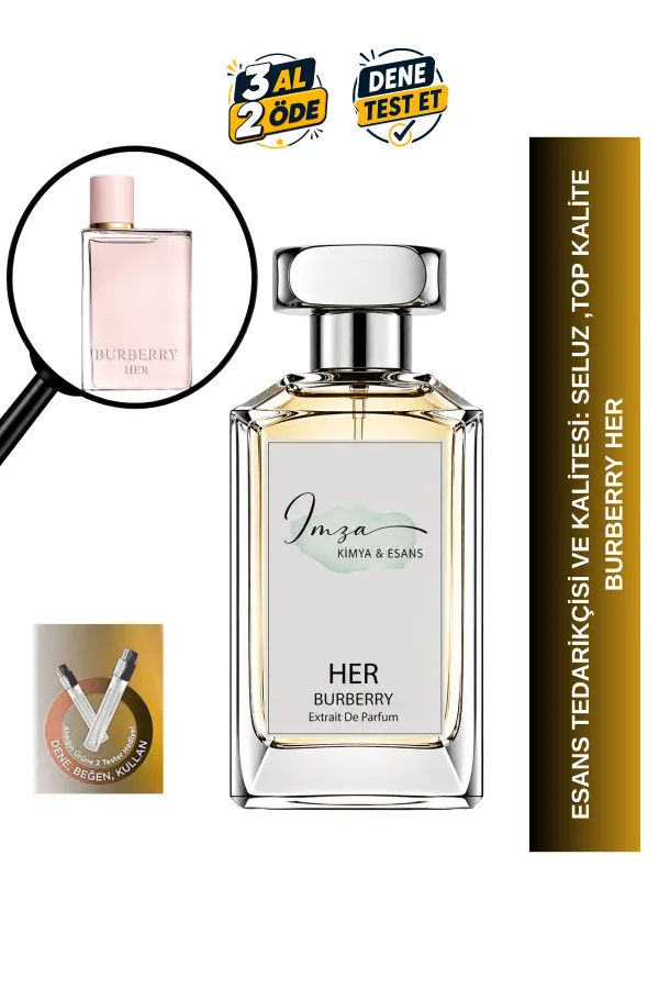 Burberry Her | Vişne - Frenk Üzümü - Misk - Menekşe | Neşeli ve Maceracı Kadın Extrait Parfüm