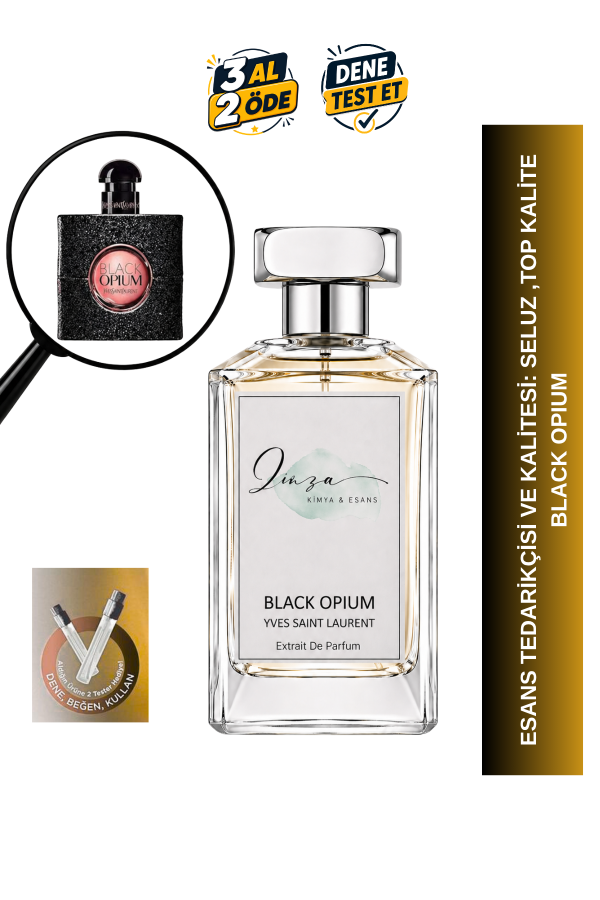 Black Opium | Vanilya - Paçuli - Yasemin - Portakal | Büyüleyici ve Çiçeksi Kadın Extrait Parfüm