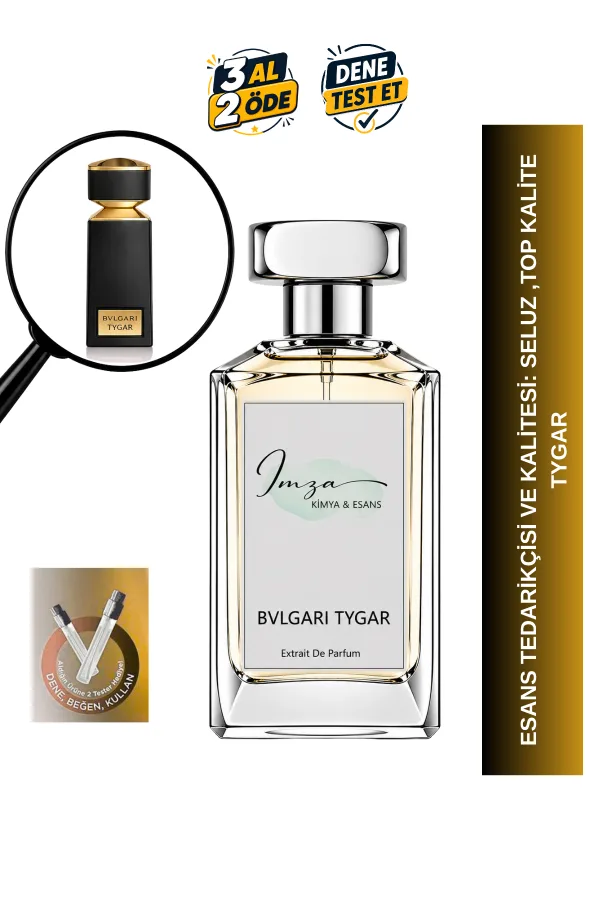 Tygar | Portakal - Zencefil - Misk - Amber | Ferah ve Enerjik Intense Erkek Extrait Parfüm
