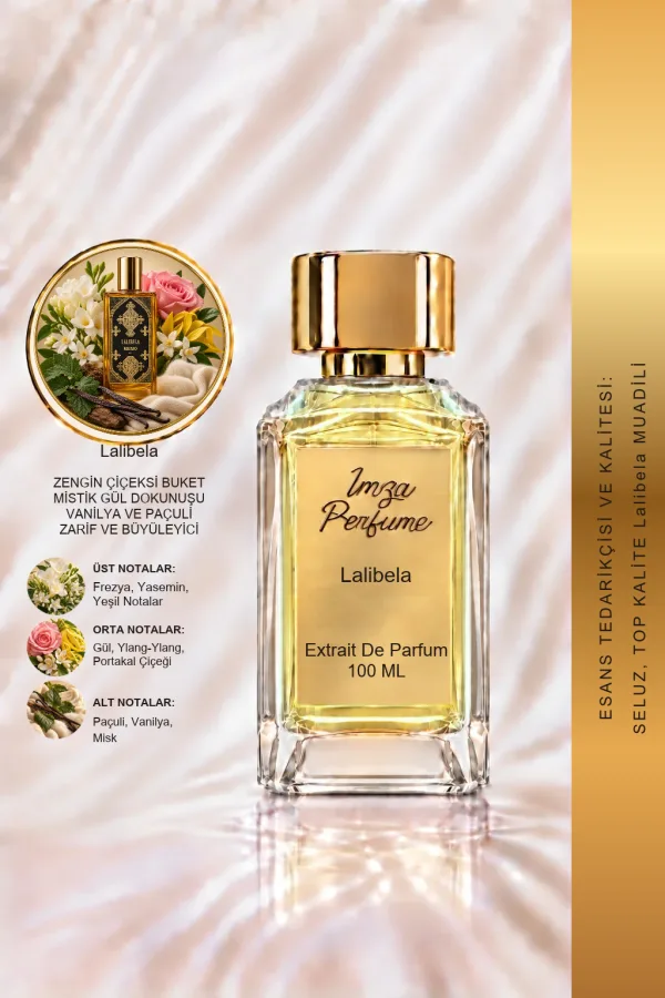 Lalibela Muadili | Hindistan Cevizi - Orkide - Paçuli - Gül| Yumuşak ve Ferah Intense Unisex Extrait Parfüm