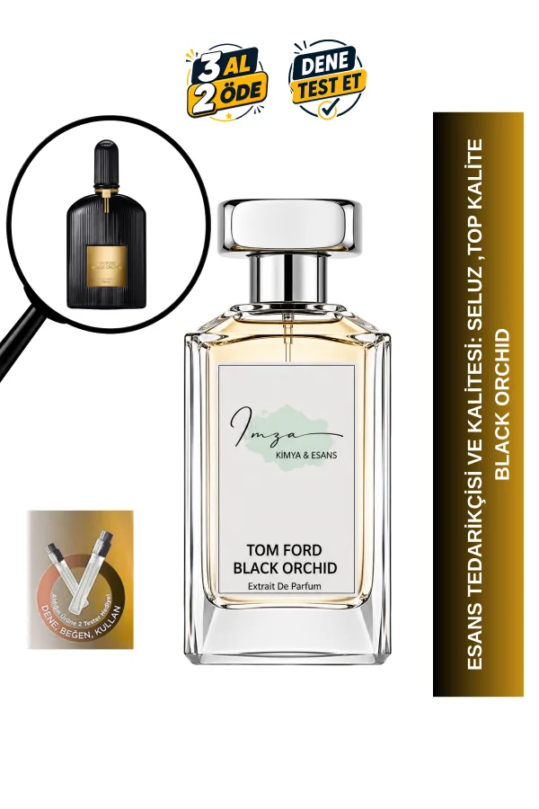 Tom Ford Black Orchid | Ylang Ylang - Siyah Orkide - Paçuli - Vanilya | Taze ve Sıcak Extrait Parfüm