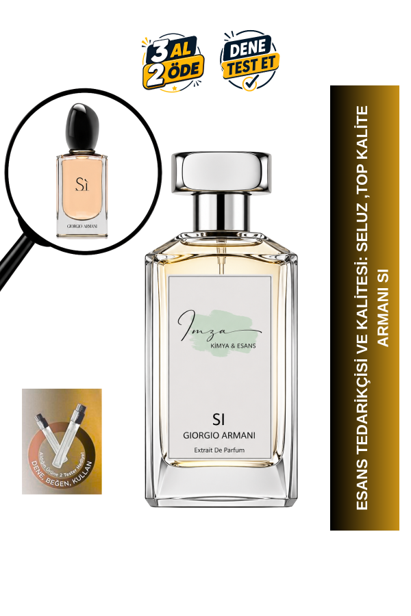 Armani Si | Frenk Üzümü - Neroli - Vanilya - Amber | Modern ve Eşsiz Intense Kadın Extrait Parfüm