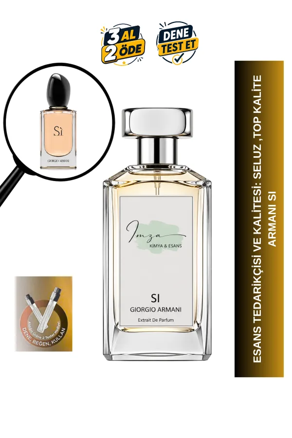 Armani Si | Frenk Üzümü - Neroli - Vanilya - Amber | Modern ve Eşsiz Intense Kadın Extrait Parfüm