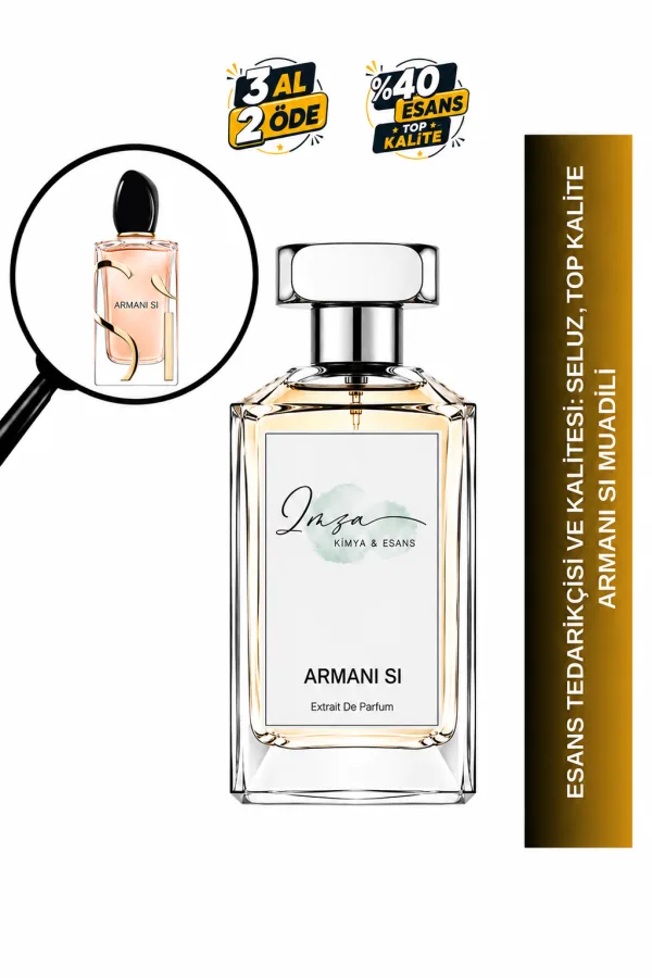 Armani Si | Frenk Üzümü - Neroli - Vanilya - Amber | Modern ve Eşsiz Intense Kadın Extrait Parfüm
