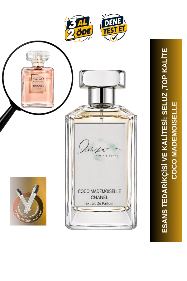 Coco Mademoiselle | Mandalina - Mimoza - Yasemin - Misk | Güçlü ve Ferah Kadın Extrait Parfüm