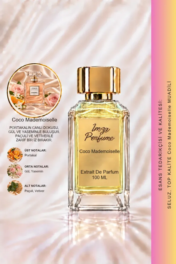 Coco Mademoiselle Muadili | Mandalina - Mimoza - Yasemin - Misk | Güçlü ve Ferah Kadın Extrait Parfüm
