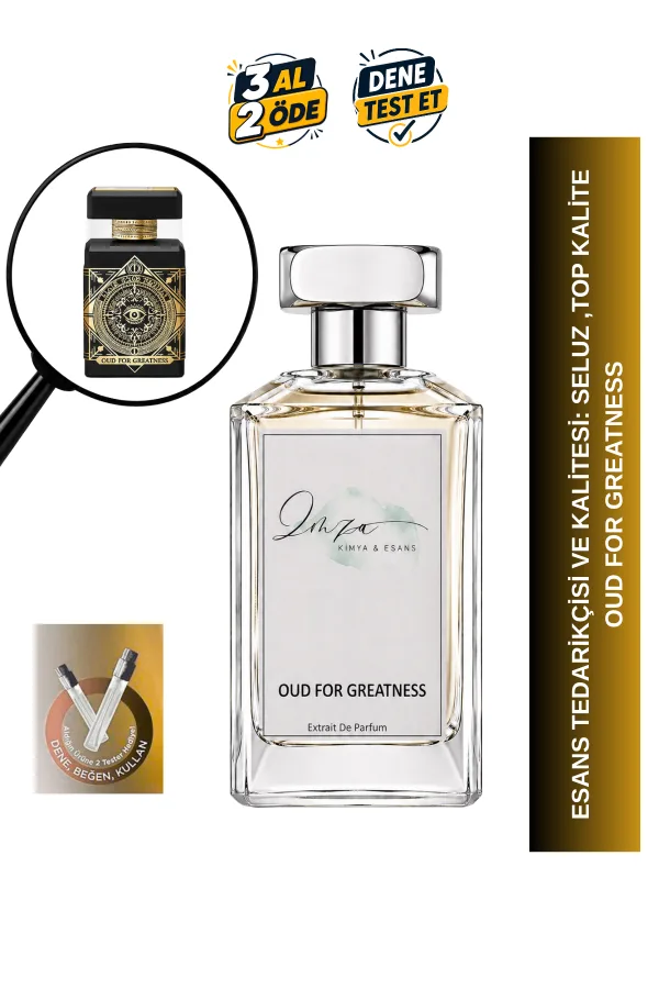 Oud For Greatness | Safran - Oud - Paçuli - Misk | Cesur ve Büyüleyici Extrait Erkek Parfüm