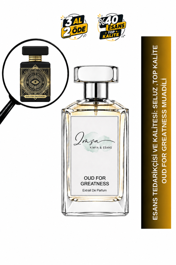 Oud For Greatness | Safran - Oud - Paçuli - Misk | Cesur ve Büyüleyici Extrait Erkek Parfüm