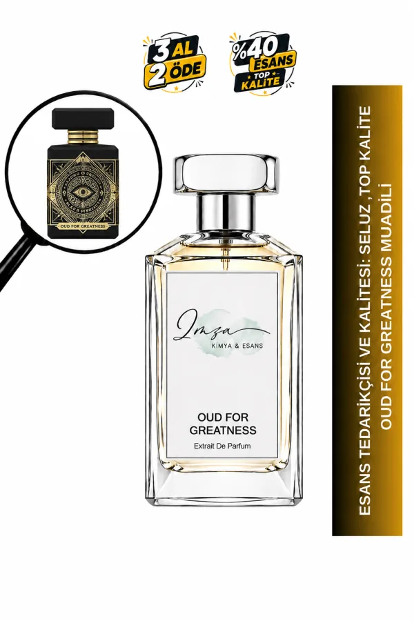 Oud For Greatness | Safran - Oud - Paçuli - Misk | Cesur ve Büyüleyici Extrait Erkek Parfüm