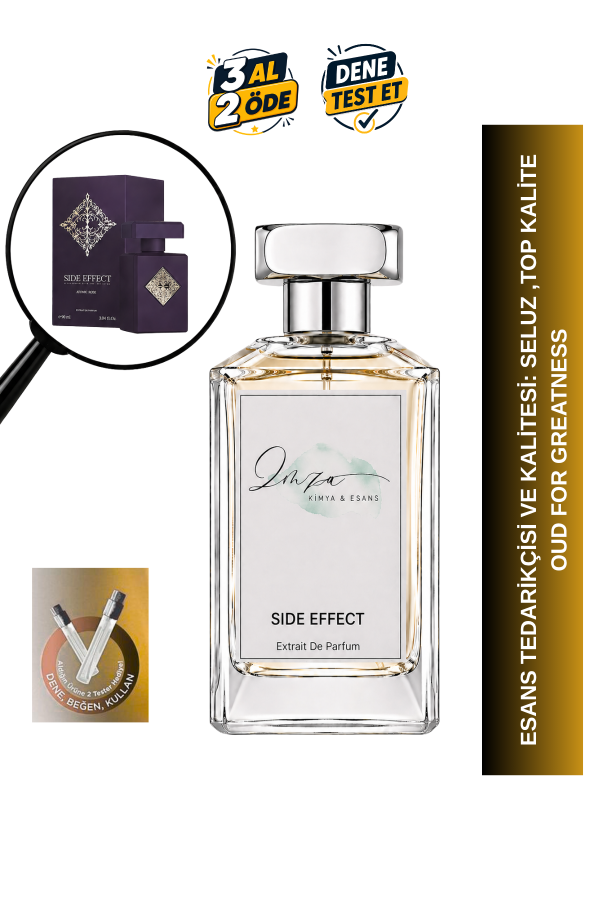 Side Effect | Vanilya - Paçuli - Rom- Tonka Fasulyesi | Sıcak ve Derin Intense Unisex Extrait Parfüm