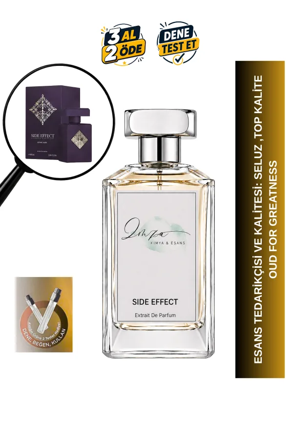 Side Effect | Vanilya - Paçuli - Rom- Tonka Fasulyesi | Sıcak ve Derin Intense Unisex Extrait Parfüm