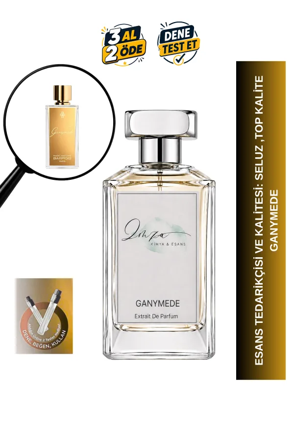Ganymede | Şerbetçi Otu - Sedir Ağacı - Kakule - Bergamot | Temiz ve Elegan Intense Extrait Parfüm