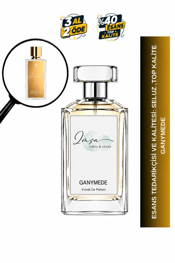Ganymede | Şerbetçi Otu - Sedir Ağacı - Kakule - Bergamot | Temiz ve Elegan Intense Extrait Parfüm