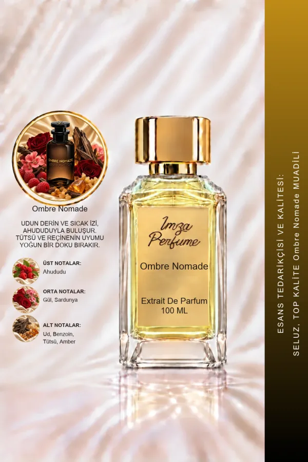 Ombre Nomade Muadili | Oud - Amber - Ahududu - Kehribar| Romantik ve Sofistike Intense Extrait Erkek Parfüm