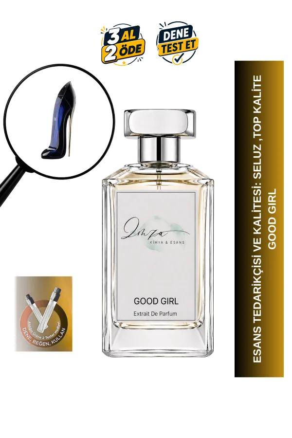 Good Girl | Vanilya - Şakayık - Acı Badem - Bergamot | Yoğun ve Zarif Intense EDP Kadın Parfüm