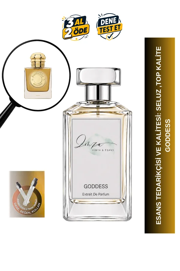 Burberry Goddess | Yoğun Vanilya - Amber - Gül - Sedir Ağacı | Aromatik ve Gurme Intense EDP Kadın Parfüm