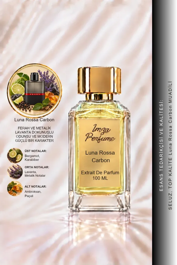 Luna Rossa Carbon Muadili | Lavanta - Ambroksan - Bergamot | Maskülen ve Karizmatik Intense Extrait De Parfum