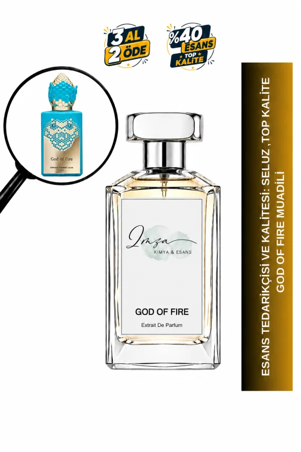 God of Fire | Mango - Zencefil - Limon | Egzotik ve Güçlü Intense Extrait De Parfum