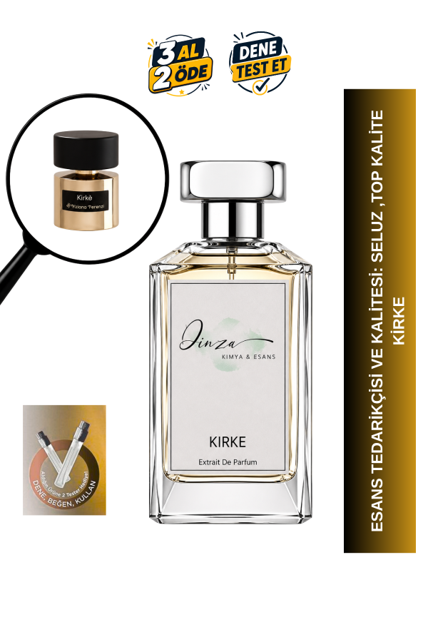 Kirke | Şeftali - Çarkıfelek Meyvesi - Misk | Meyvemsi ve Çekici Intense Extrait De Parfum