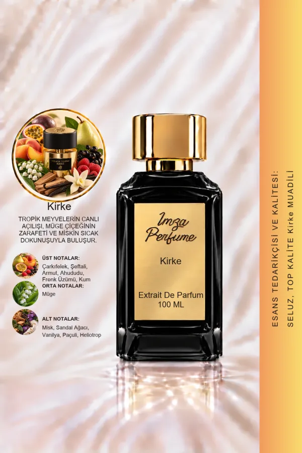 Kirke Muadili | Şeftali - Çarkıfelek Meyvesi - Misk | Meyvemsi ve Çekici Intense Extrait De Parfum