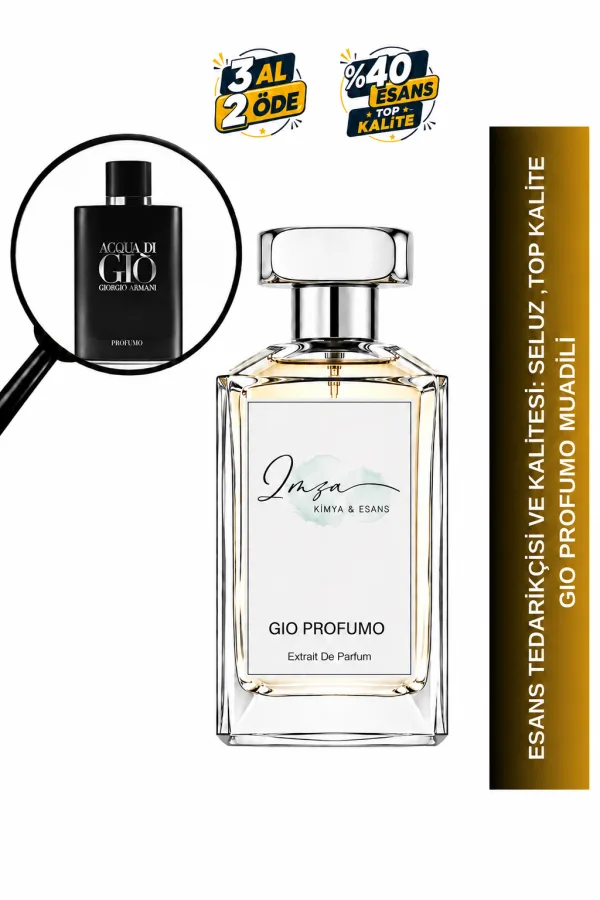 Armani Gio Profumo | Deniz Notaları - Tütsü - Bergamot | Ferah ve Karizmatik Intense Extrait De Parfum