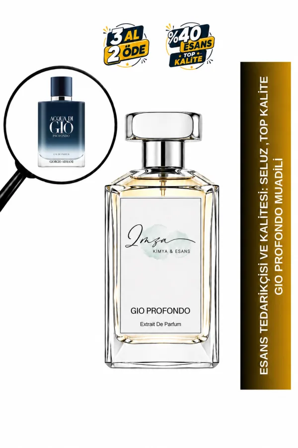 Armani Gio Profondo | Deniz Notaları - Mandalina - Amber | Derin ve Ferah Intense Extrait De Parfum