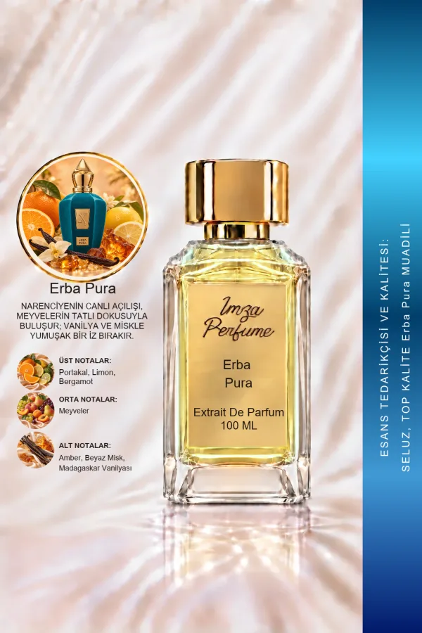Erba Pura Muadili | Portakal - Limon - Vanilya | Meyvemsi ve Büyüleyici Intense Extrait De Parfum