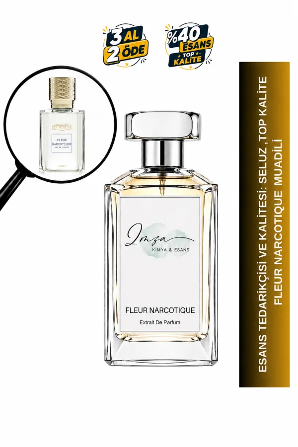 Fleur Narcotique | Şeftali - Yasemin - Misk | Zarif ve Büyüleyici Intense Erkek Extrait De Parfum