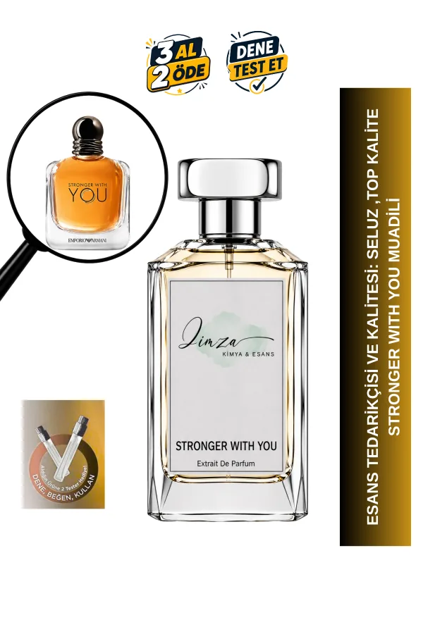 Stronger With You | Vanilya - Kestane - Tarçın | Sıcak ve Çekici Intense Erkek Extrait De Parfum