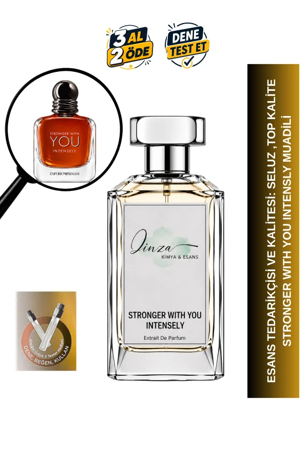 Stronger With You Intensely | Toffee - Vanilya - Tarçın | Yoğun ve Baştan Çıkarıcı Intense Erkek Extrait De Parfum