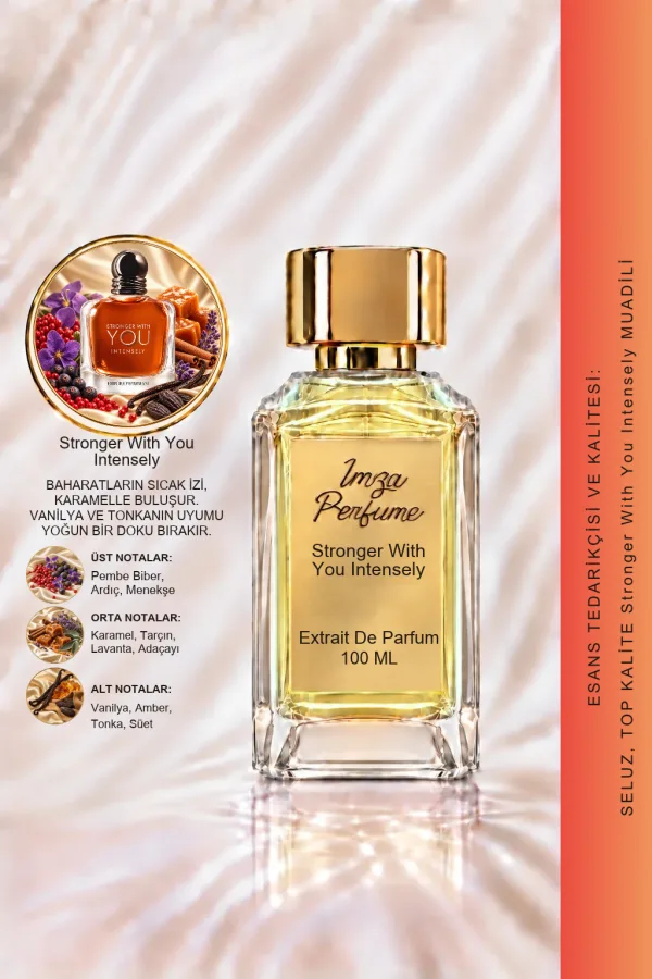 Stronger With You Intensely Muadili | Toffee - Vanilya - Tarçın | Yoğun ve Baştan Çıkarıcı Intense Erkek Extrait De Parfum