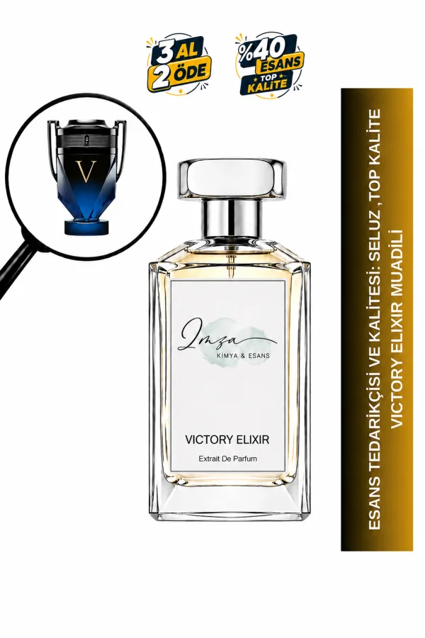 Invictus Victory Elixir | Vanilya - Lavanta - Tütsü | Yoğun ve Karizmatik Intense Extrait De Parfum