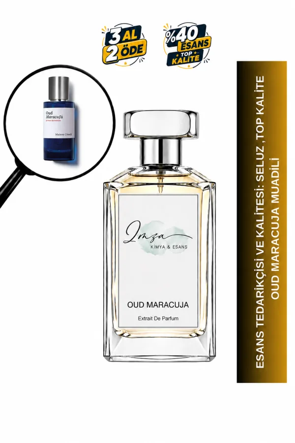 Oud Maracuja | Oud - Çarkıfelek Meyvesi - Safran | Egzotik ve Baştan Çıkarıcı Intense Erkek Extrait De Parfum