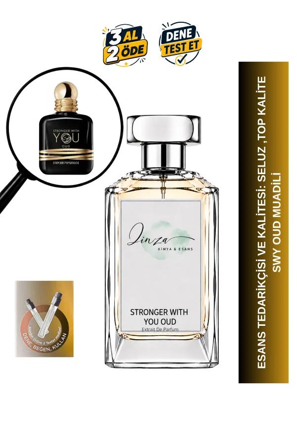 Stronger With You Oud | Oud - Vanilya - Lavanta | Yoğun ve Maskülen Intense Extrait De Parfum