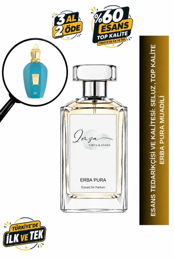 - Delux - Erba Pura | Portakal - Bergamot - Vanilya | Meyvemsi ve Enerjik Intense Extrait De Parfum