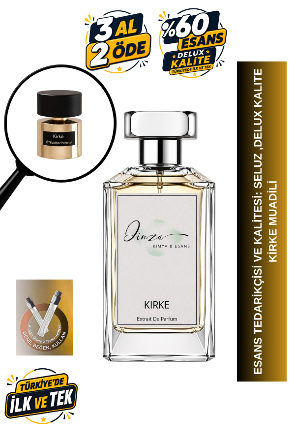 - Delux - Kirke | Şeftali - Çarkıfelek Meyvesi - Misk | Meyvemsi ve Çekici Intense Extrait De Parfum