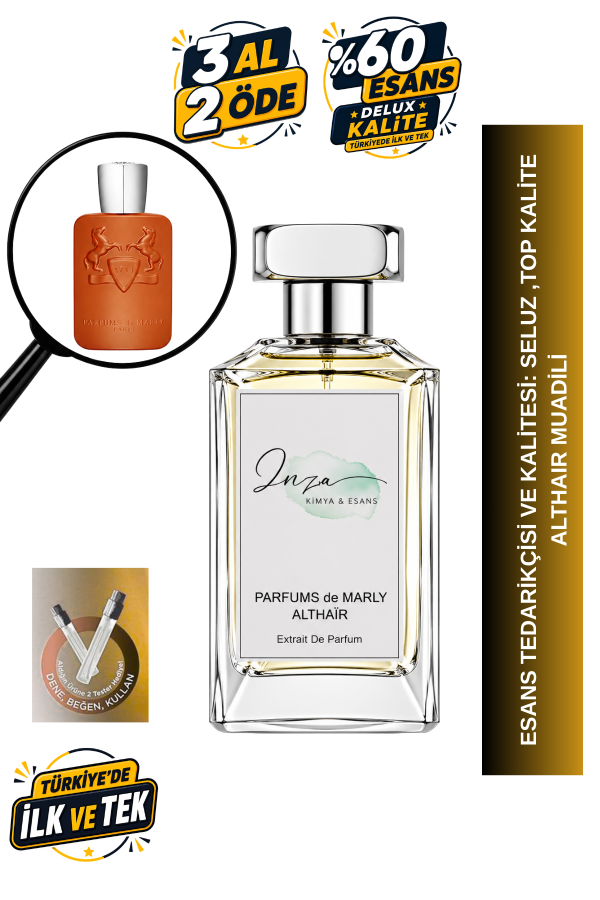 - Delux - Althair | Amber - Vanilya - Misk - Ambroksan| Farklı ve Yenilikçi Intense Erkek Extrait Parfüm