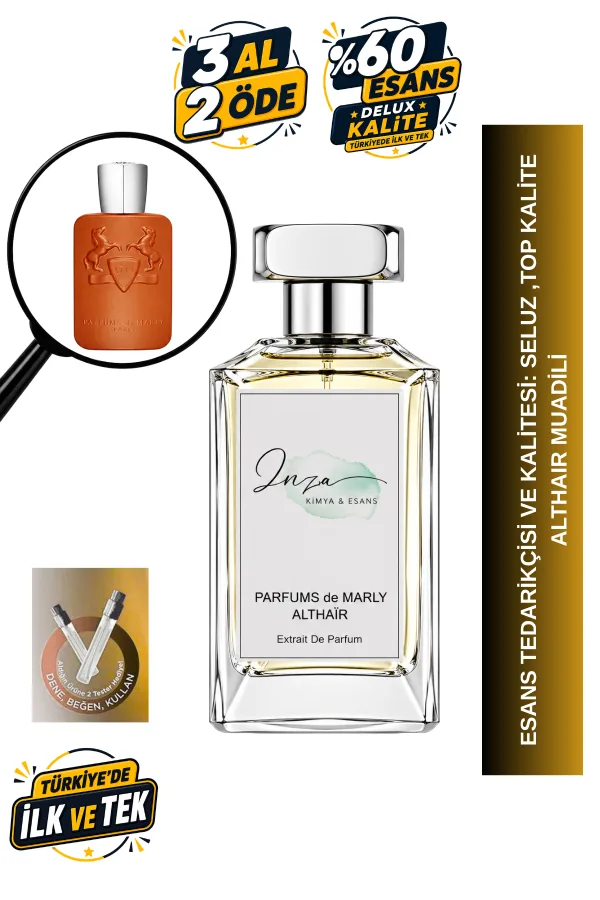 - Delux - Althair | Amber - Vanilya - Misk - Ambroksan| Farklı ve Yenilikçi Intense Erkek Extrait Parfüm