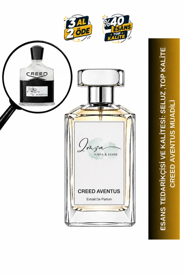 Creed Aventus Muadili | Ananas – Bergamot – Huş Ağacı – Misk | Ferah ve Karizmatik Intense Erkek Extrait De Parfüm