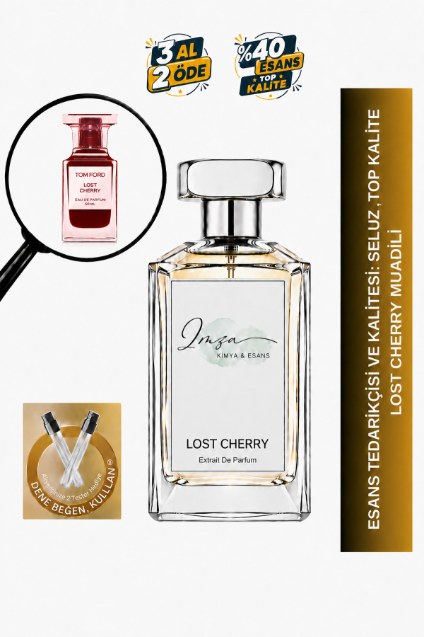 Tom Ford Lost Cherry Muadili | Vişne – Badem – Tonka – Vanilya | Tatlı ve Çekici Intense Kadın Extrait Parfüm