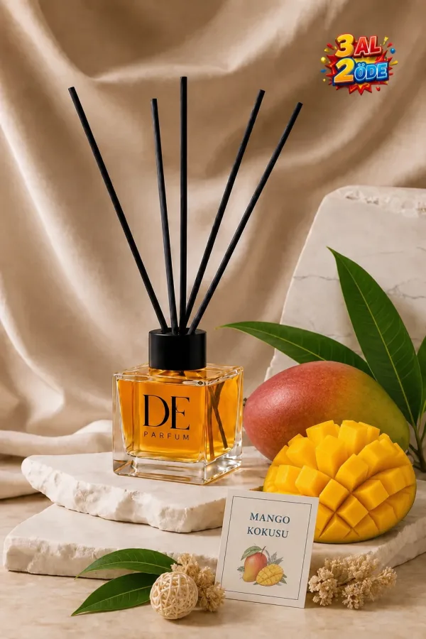 Mango Kokulu Dekoratif 120 ml Bambu Çubuklu Oda Kokusu