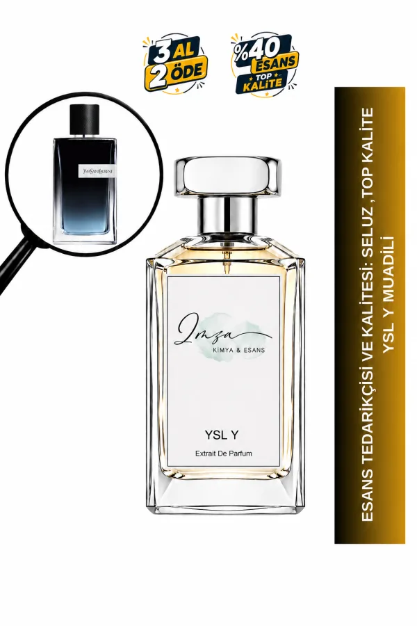 YSL Y Muadili | Bergamot – Adaçayı – Zencefil – Amberwood | Ferah ve Modern Intense Erkek Extrait De Parfüm